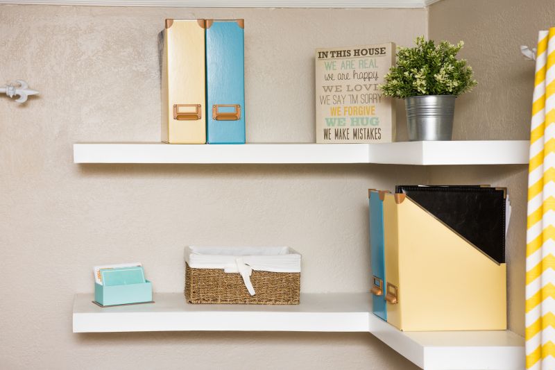 Floating Shelves and Storage